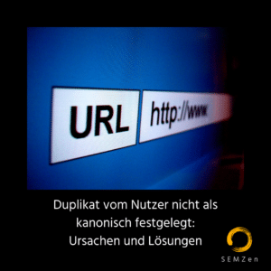 Ursache und Lösung Fehlermeldung - Google Search Console - "Duplikat vom Nutzer nicht als kanonisch festgelegt" - canonical links