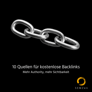 Kostenlose Backlinks - Liste mit Verzeichnissen - Tipps und Quellen für Linkbuilding - Guestblogging - Social Media und Blog-Kommentare