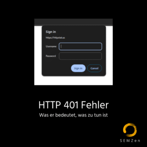 Erfahren Sie alles über den HTTP 401 Fehler "Unauthorized": Bedeutung, Ursachen und Lösungsansätze. Beheben Sie den Fehler schnell und effizient, um eine reibungslose Nutzererfahrung sicherzustellen.