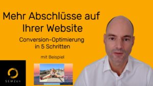 Durch Conversion-Optimierung kriegen Sie mehr Abschlüsse auf der Webseite. Mehr Geschäft, mehr Umsatz. Hier zeige ich Ihnen die besten Tipps, um mehr zu erreichen.